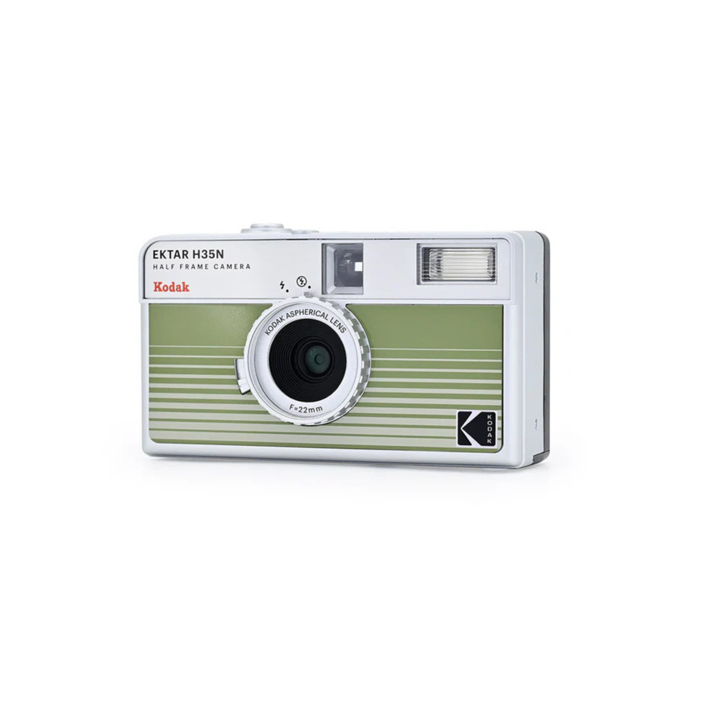 Kodak Ektar H35N Half-Frame Camera - Striped Green