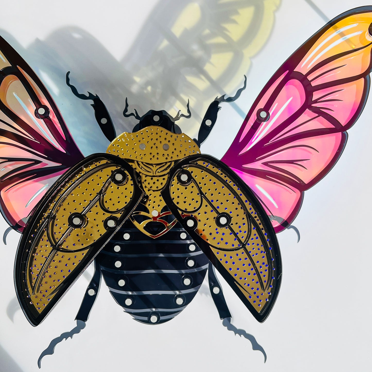 ORNATELY ART - GOLDEN SCARAB BEETLE