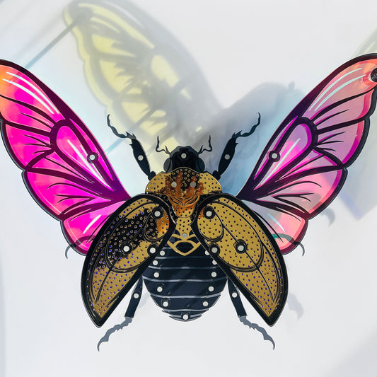 ORNATELY ART - GOLDEN SCARAB BEETLE