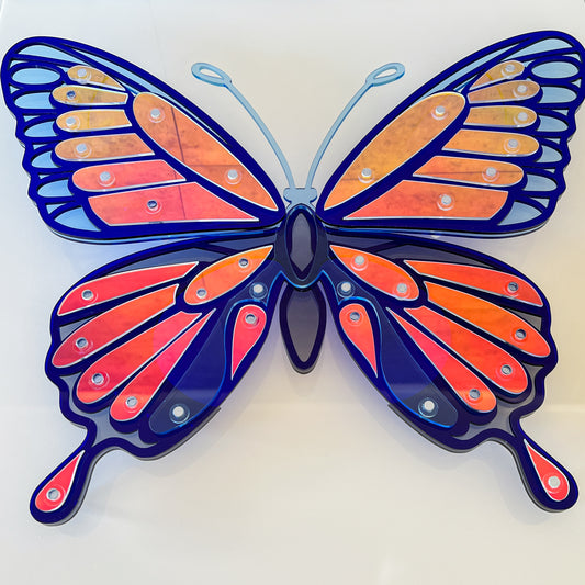 ORNATELY ART - BLUE BUTTERFLY