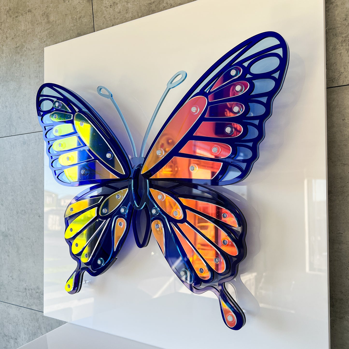 ORNATELY ART - BLUE BUTTERFLY