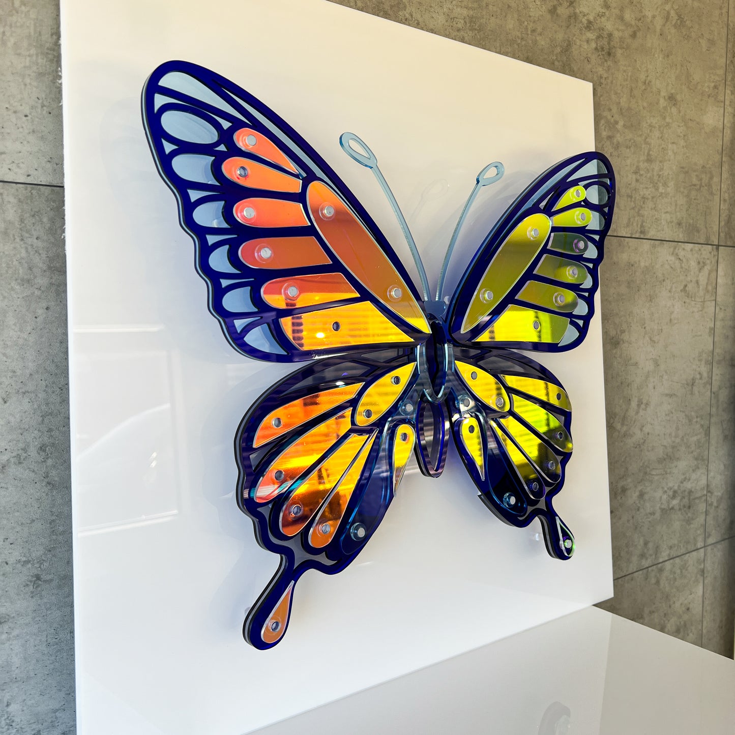 ORNATELY ART - BLUE BUTTERFLY