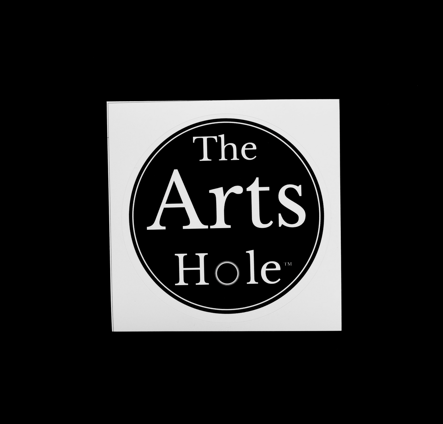 The Arts Hole Sticker handmade original local artwork