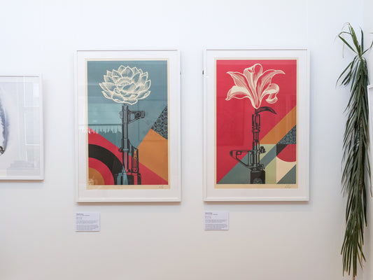 SHEPARD FAIREY - AR-15 LILY