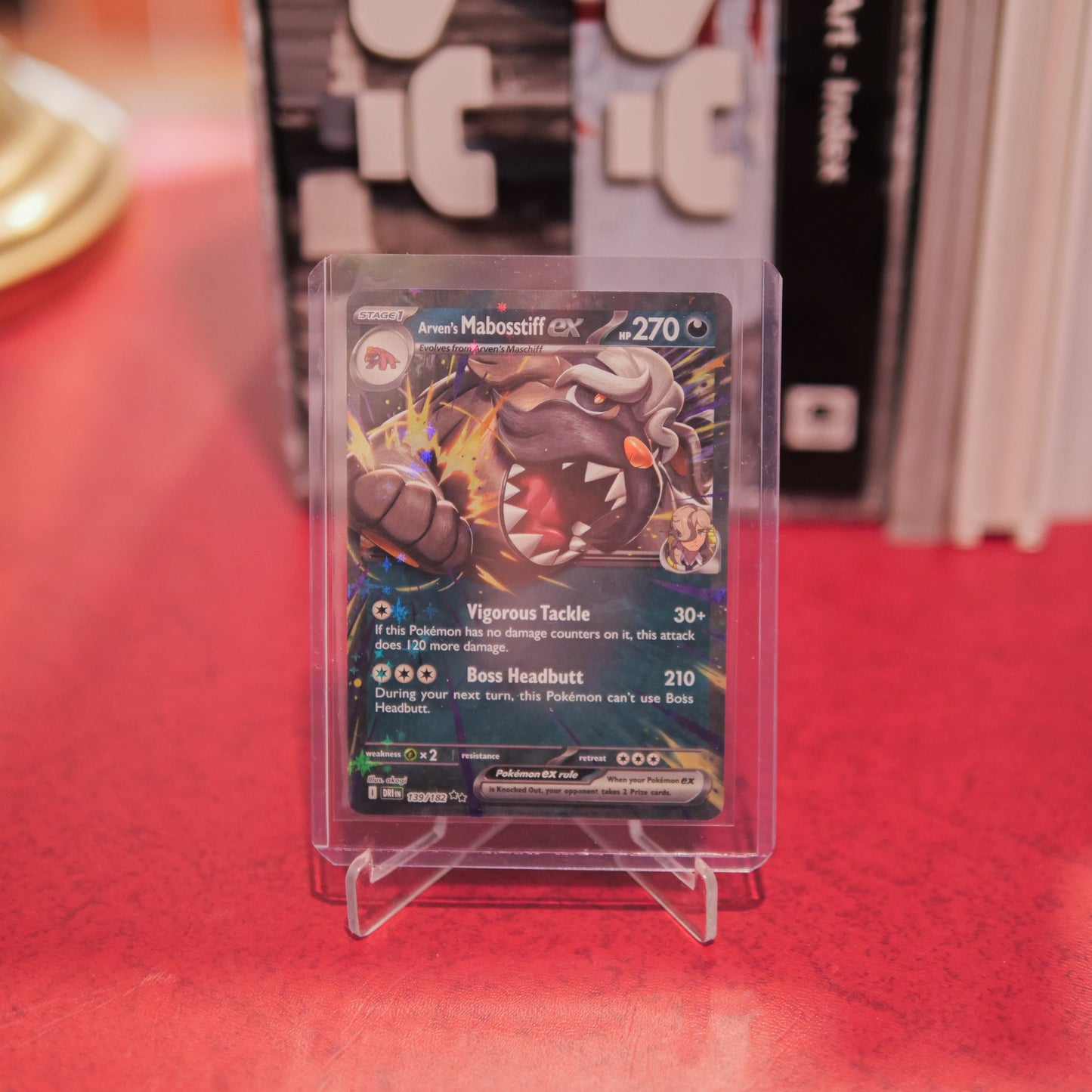 Arven's Mabosstiff ex Pokémon - Double Rare - 139/182 Destined Rivals