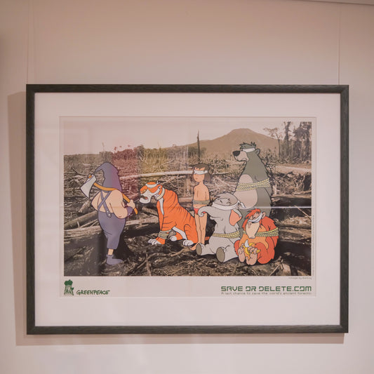 BANKSY - GREENPEACE SAVE OR DELETE