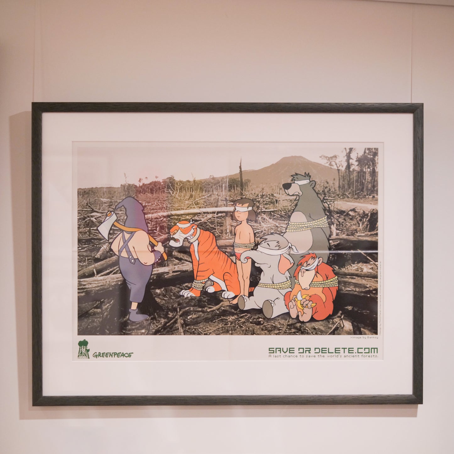 BANKSY - GREENPEACE SAVE OR DELETE
