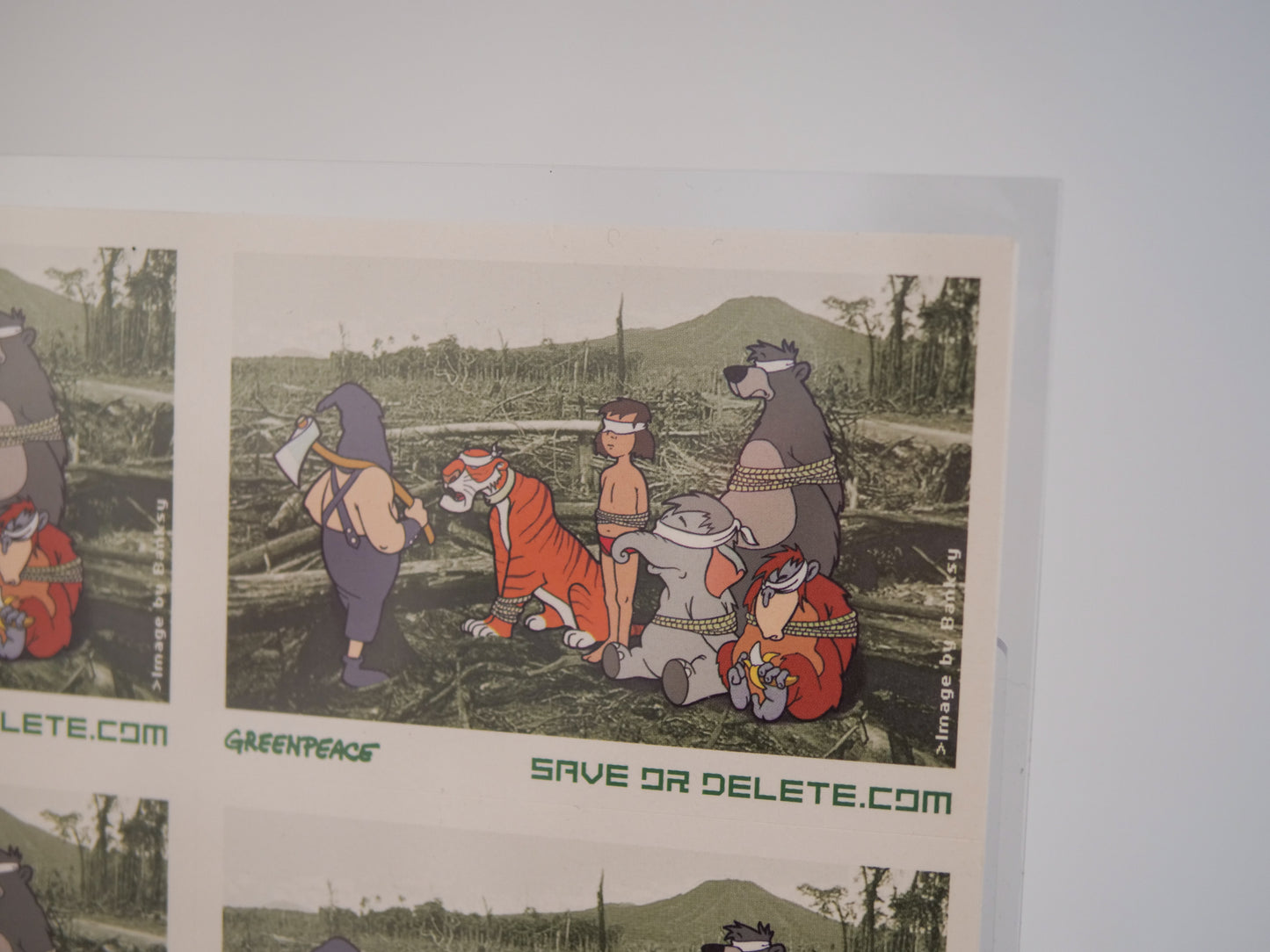 BANKSY - GREENPEACE SAVE OR DELETE