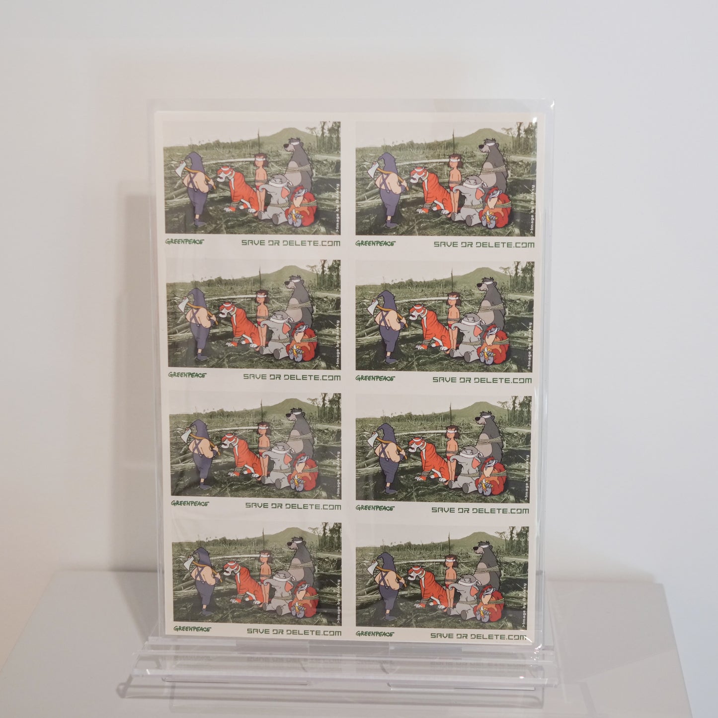 BANKSY - GREENPEACE SAVE OR DELETE