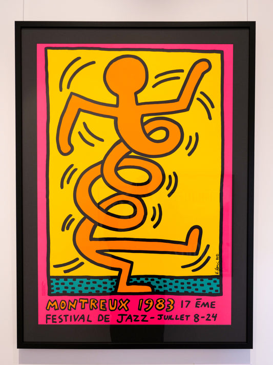 KEITH HARING - 1983 MONTREUX JAZZ FESTIVAL (PINK)