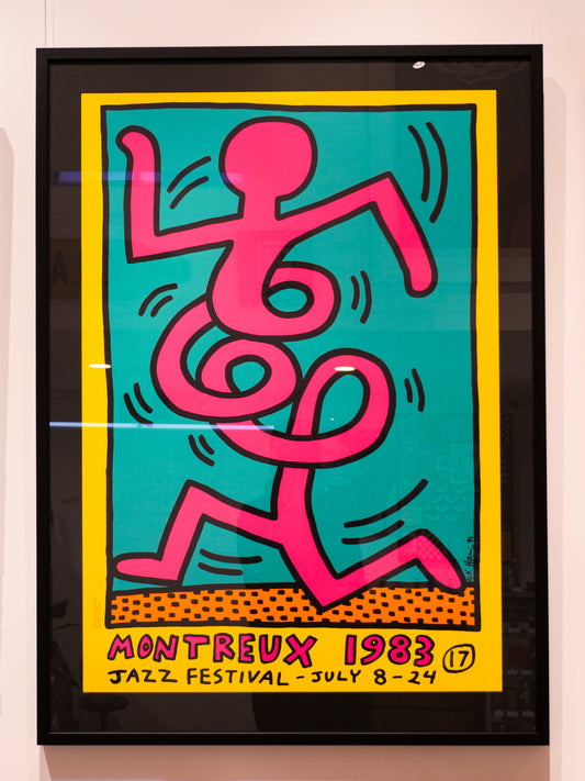 KEITH HARING - 1983 MONTREUX JAZZ FESTIVAL (YELLOW)