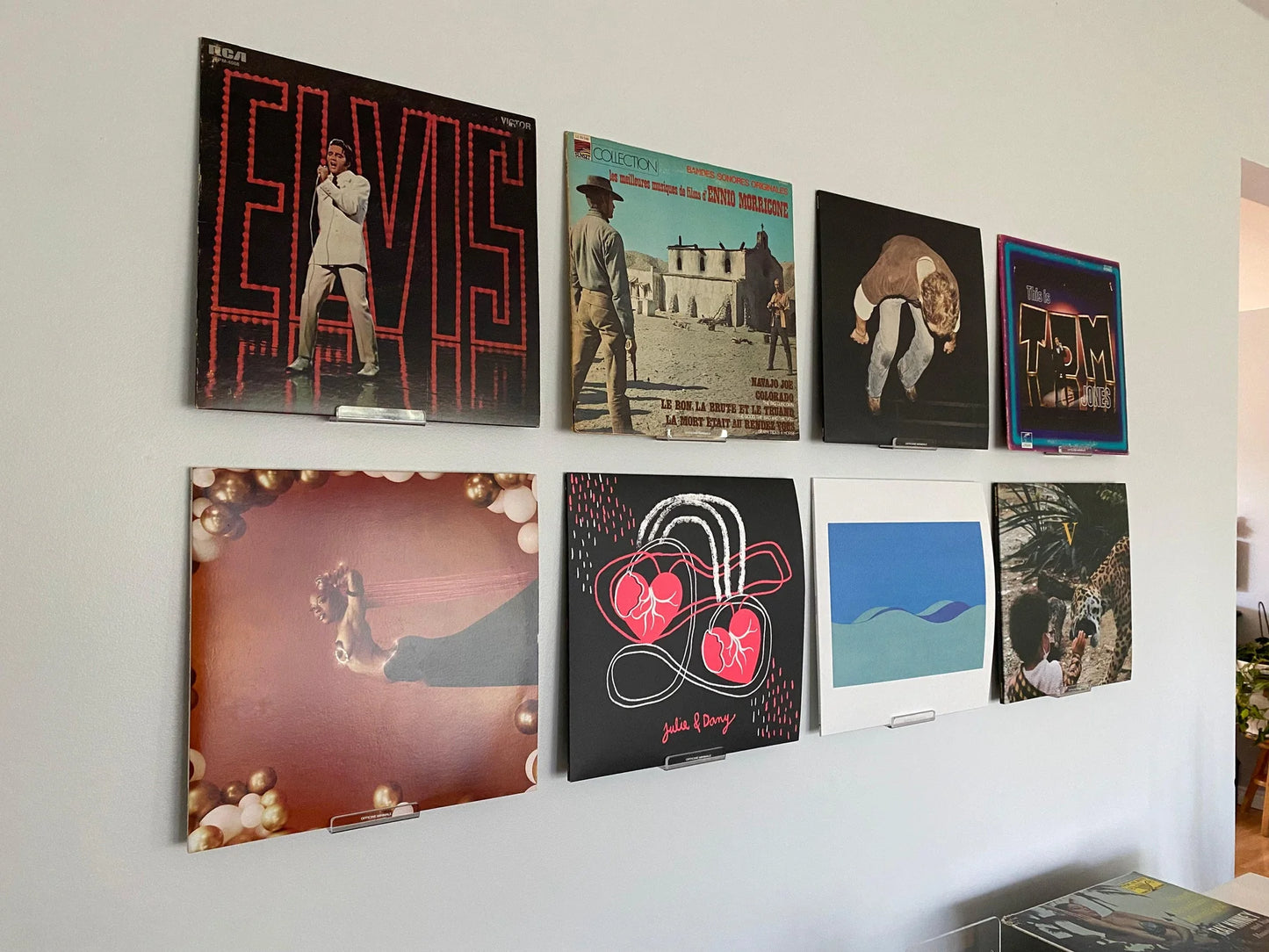 Vinyl Record Cover Display Wall Mount
