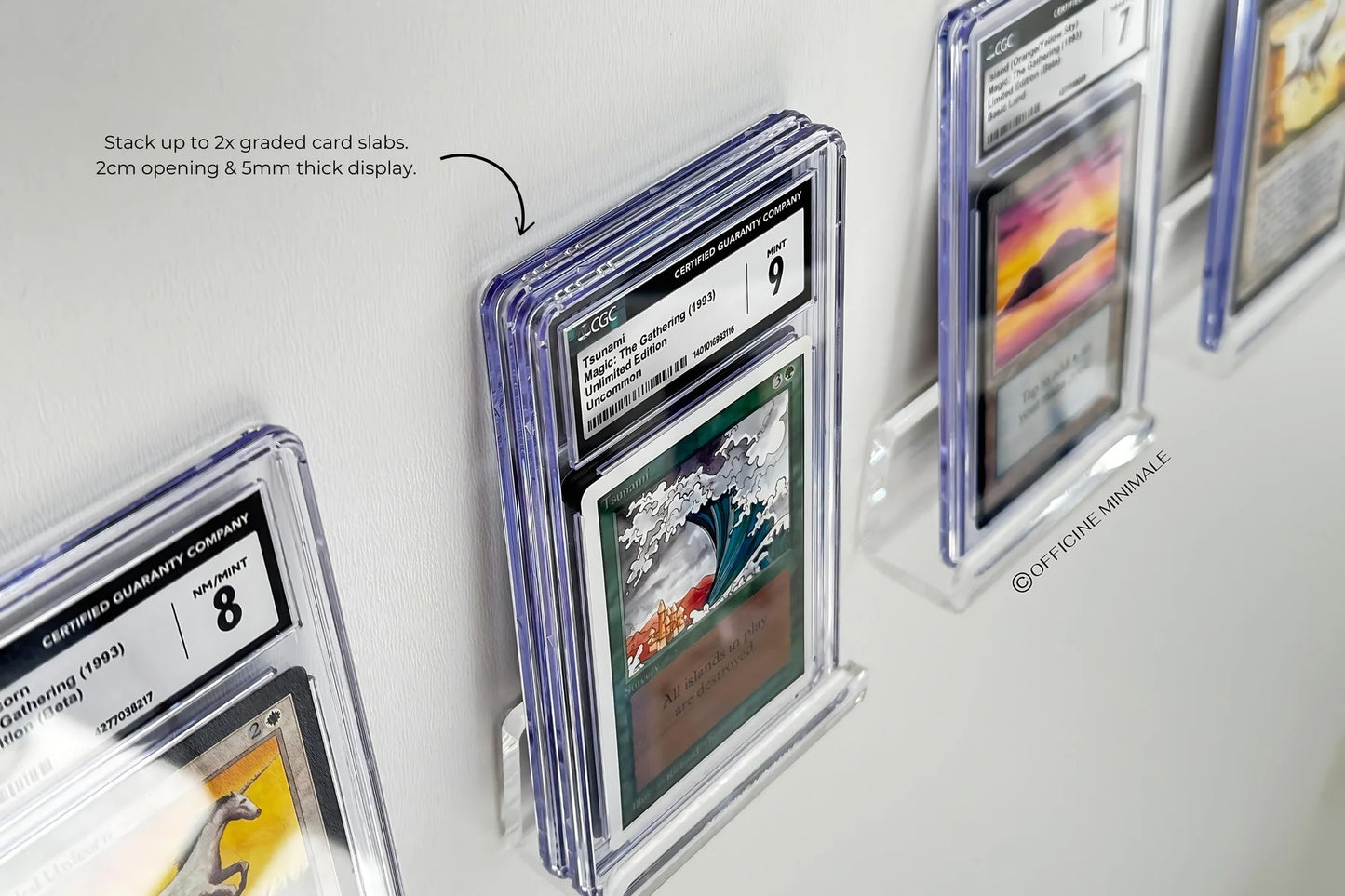 Trading Card Wall Mount Display
