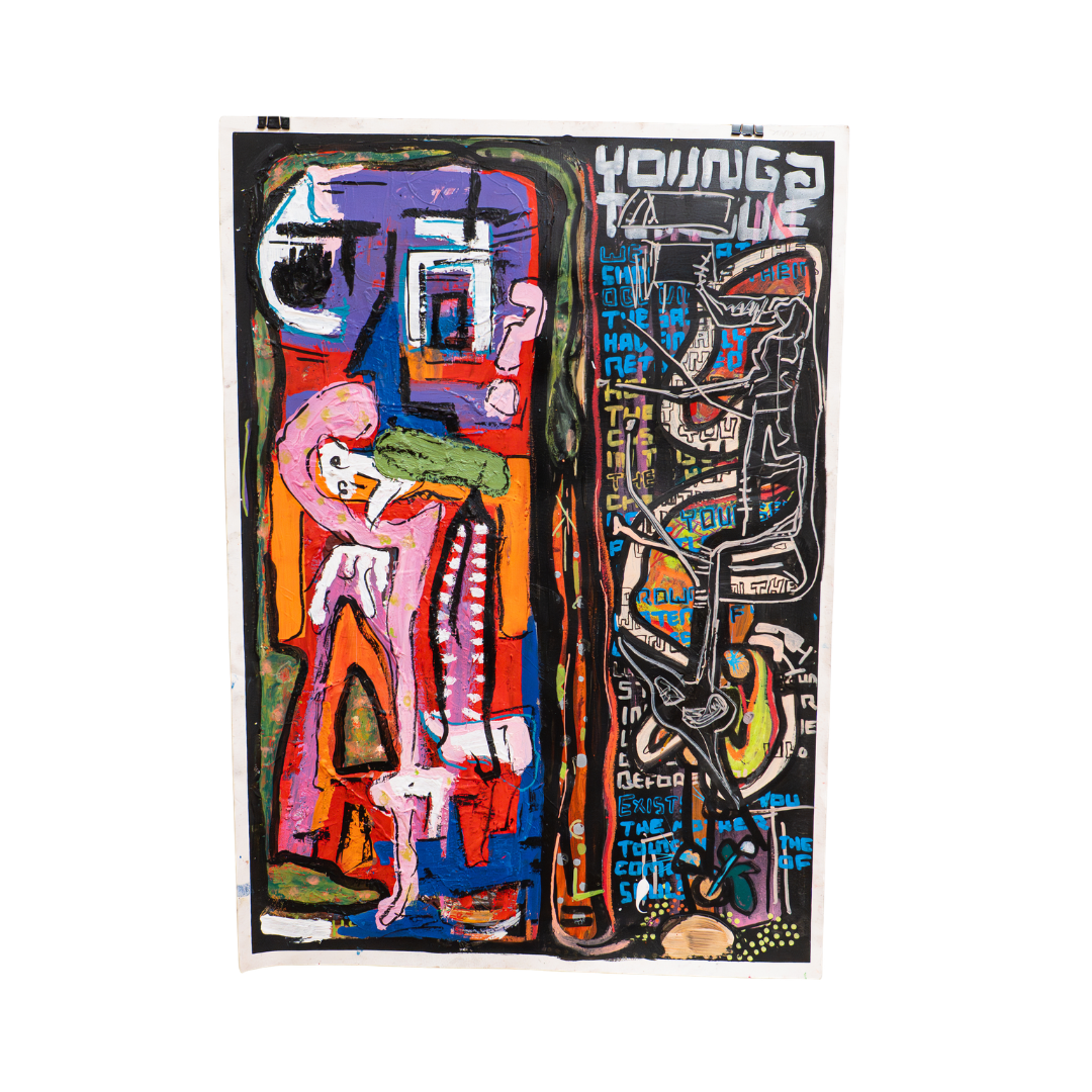 Mother Tongue by GG Reckless, original contemporary painting exhibited in Queenstown New Zealand