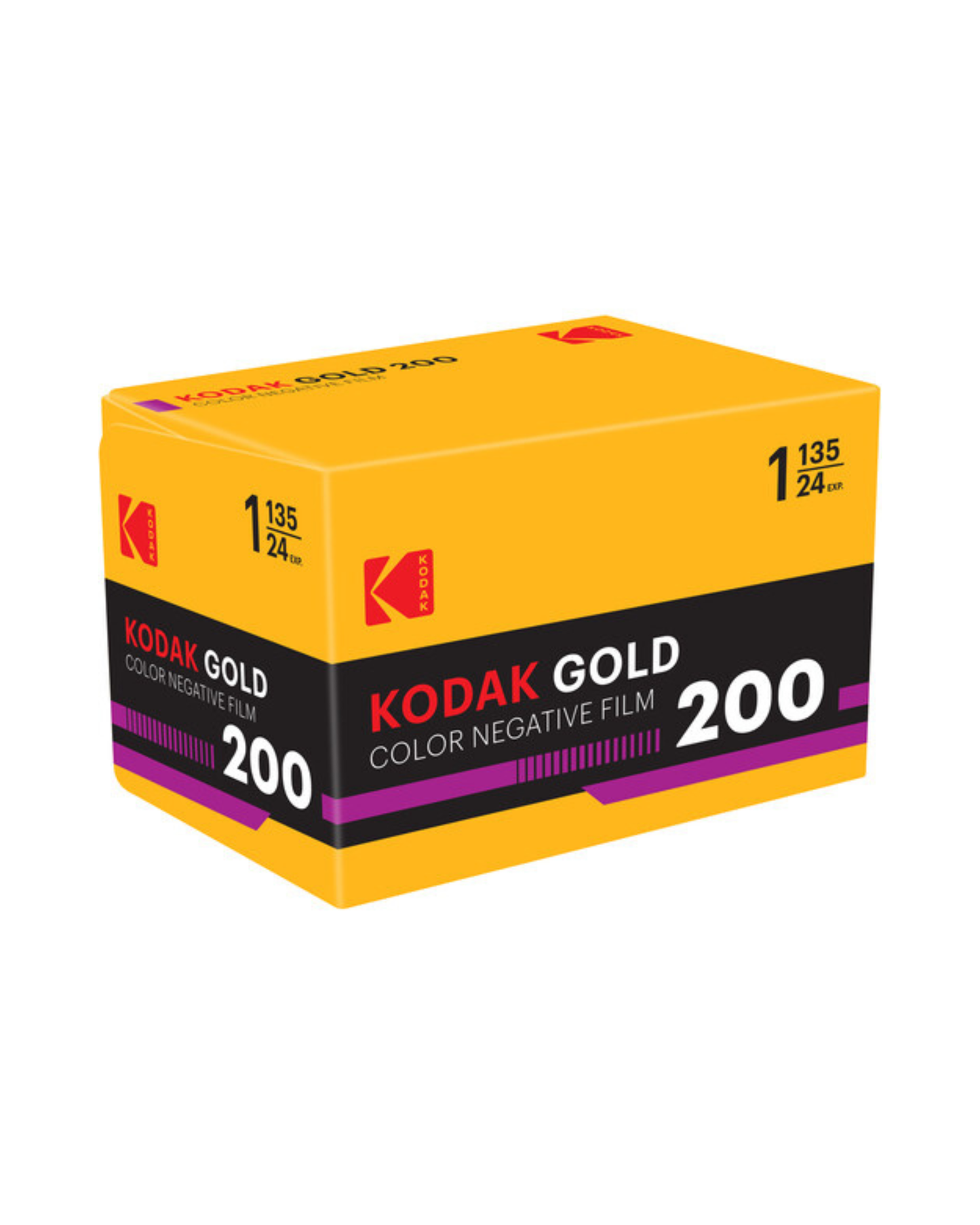 Kodak Eastman Gold 200 ISO 35mm colour negative film, 24 exposures