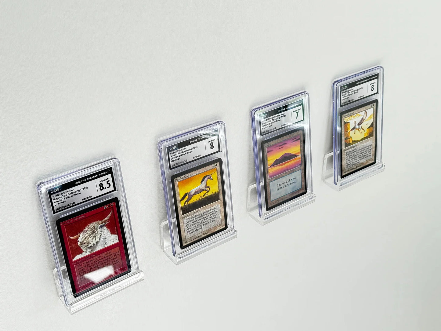 Trading Card Wall Mount Display