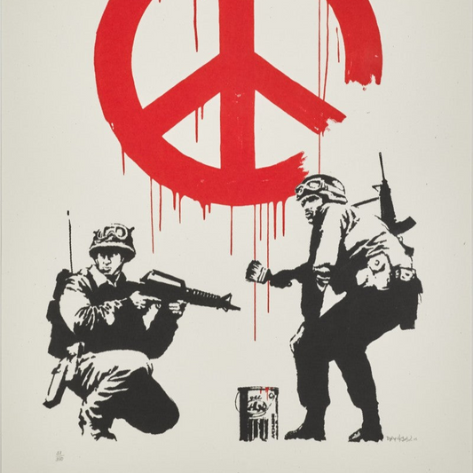 BANKSY - CND SOLDIERS (SIGNED)