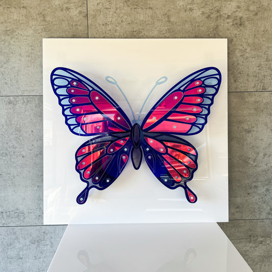 ORNATELY ART - BLUE BUTTERFLY