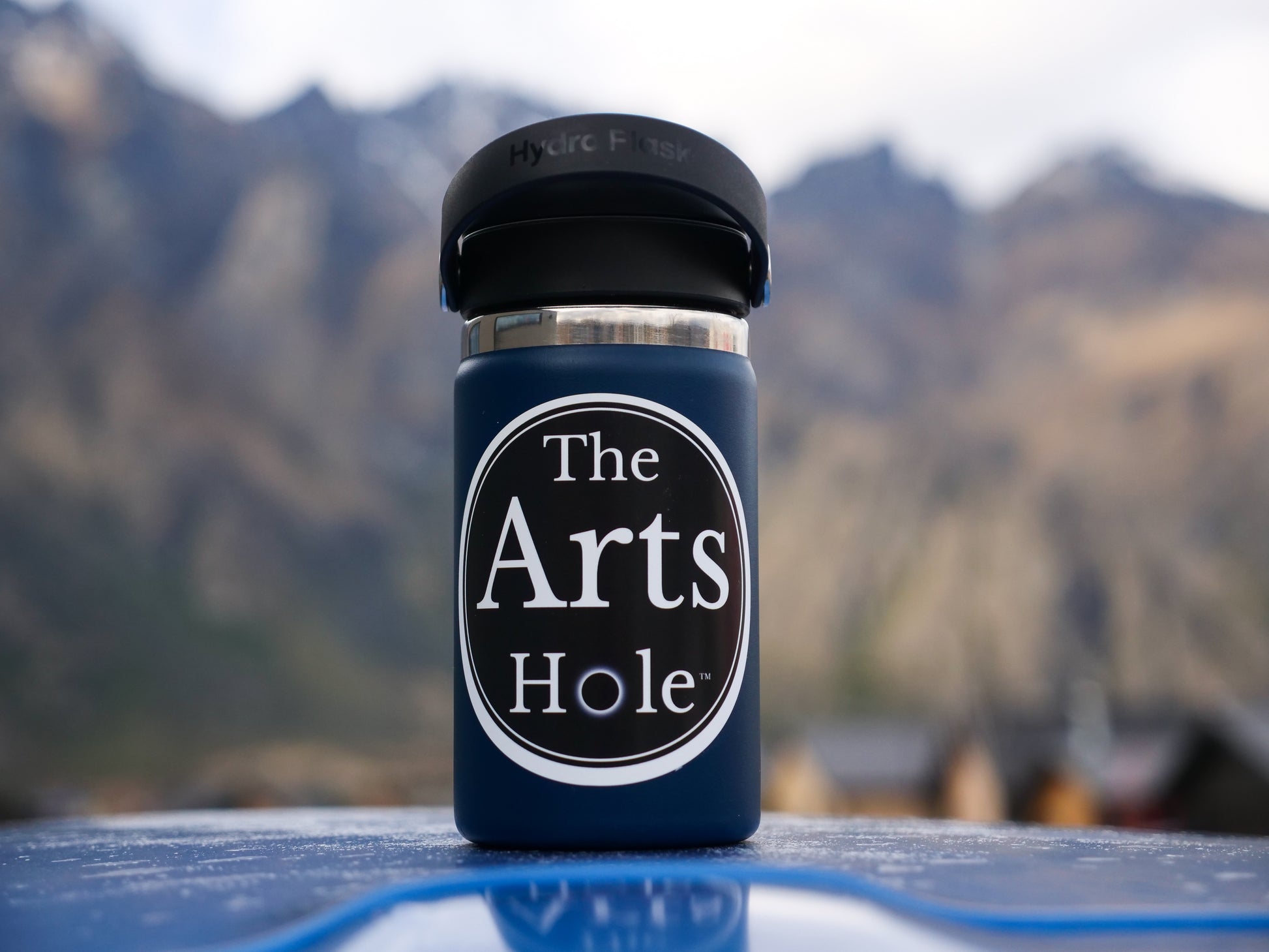 The Arts Hole Sticker Coffee handmade original local artwork