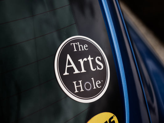 The Arts Hole Sticker Car handmade original local artwork