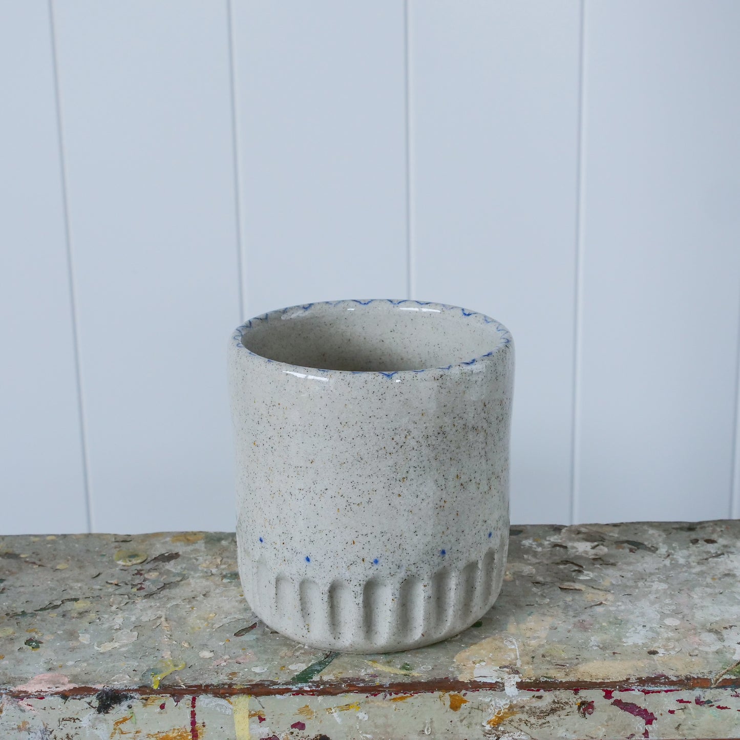 Grey Speckled Tumbler