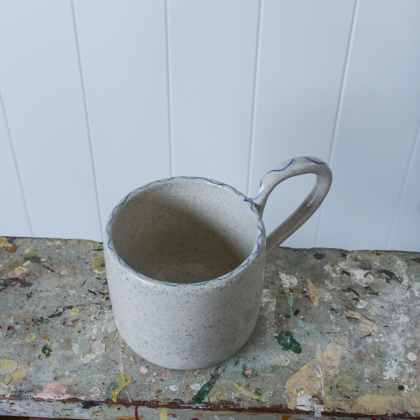 Grey Speckled Mug