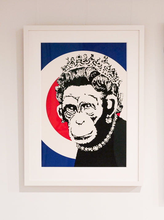 Banksy Monkey Queen for sale Queenstown New Zealand