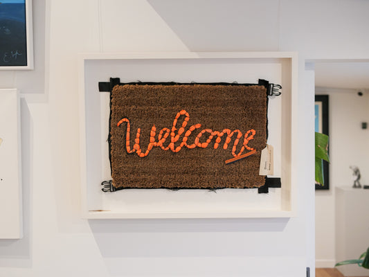 Banksy GDP Welcome Mat for sale Queenstown New Zealand