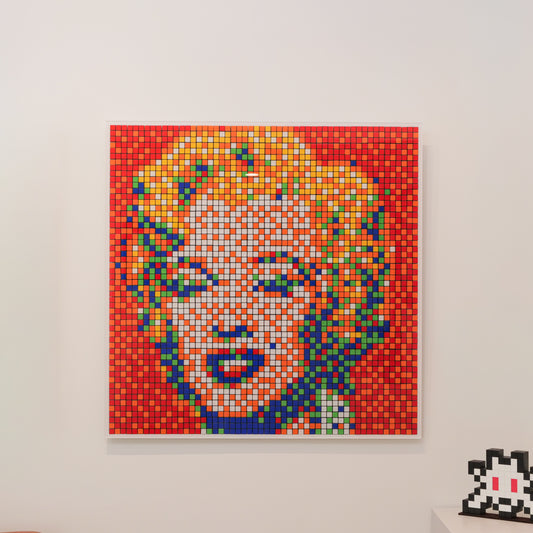 INVADER - RUBIK SHOT RED MARILYN