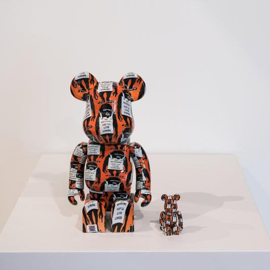 Brandalism x Be@rbrick Monkey Sign