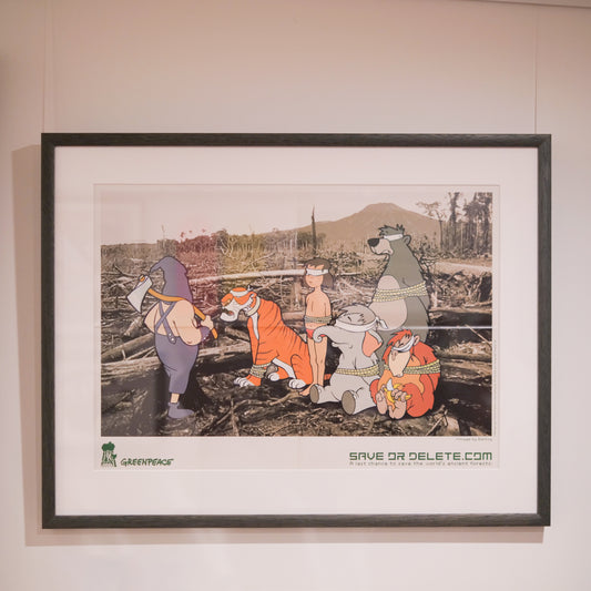 BANKSY - GREENPEACE SAVE OR DELETE