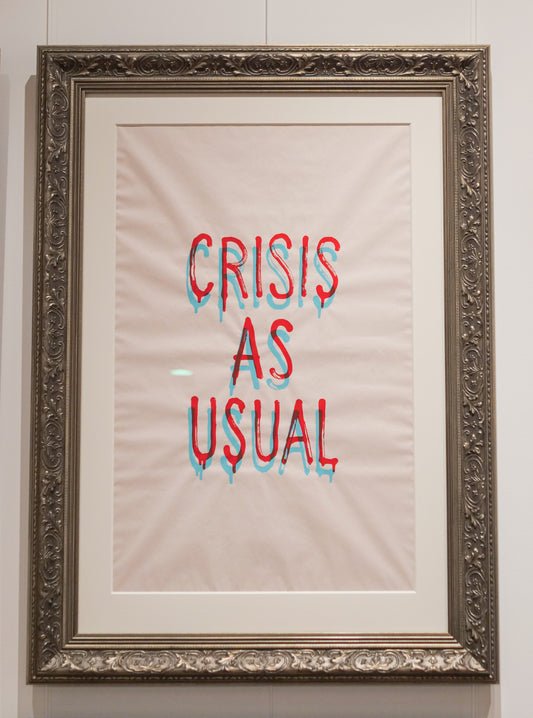 BANKSY - GDP CRISIS AS USUAL