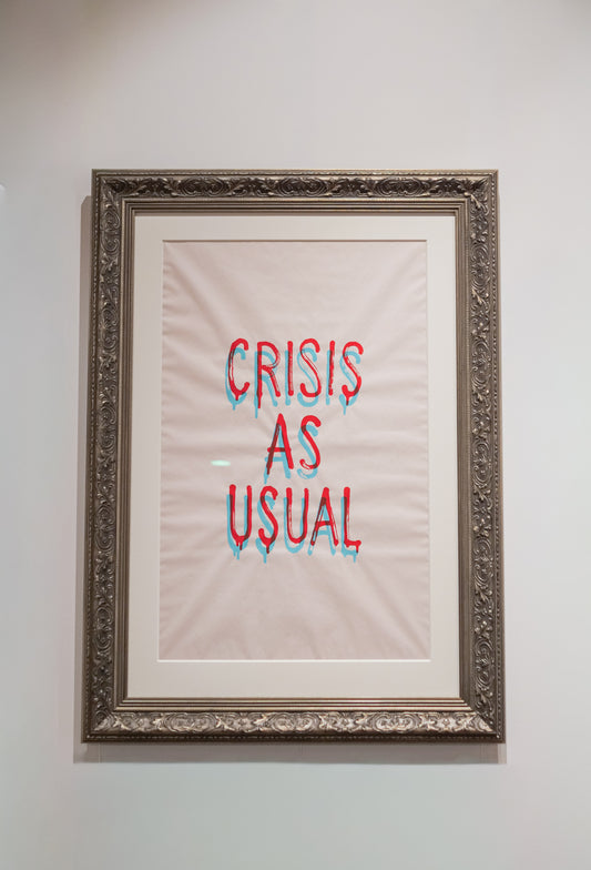 BANKSY - GDP CRISIS AS USUAL