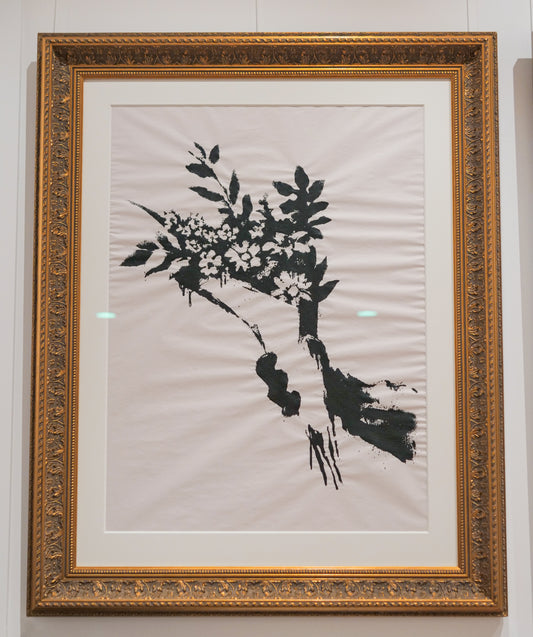 BANKSY - GDP FLOWER THROWER