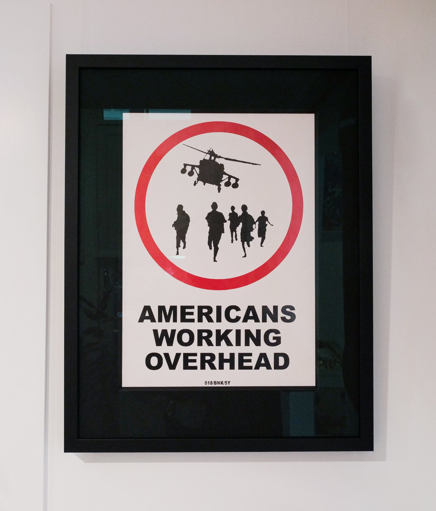 BANKSY - AMERICANS WORKING OVERHEAD (XXL)