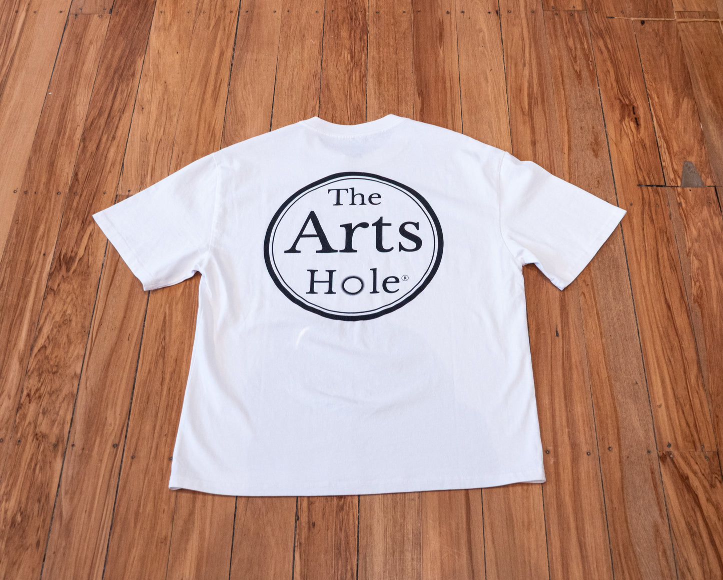 Heavy Arts Hole Tee - Front and Back Logo