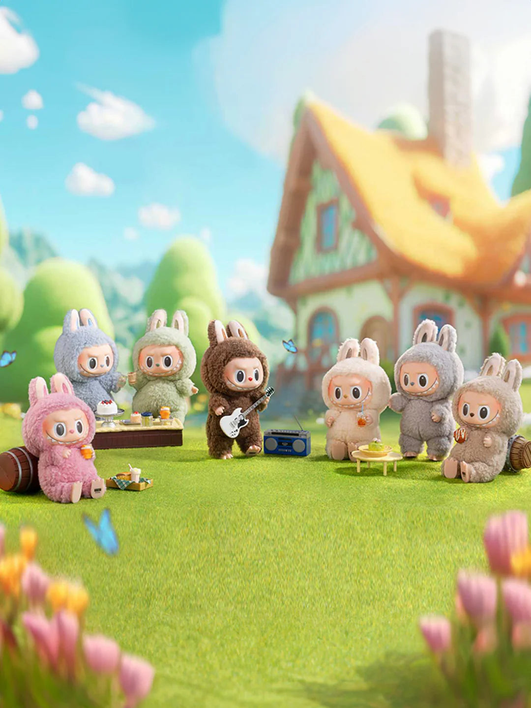 Pop Mart Labubu The Monsters Tasty Macarons - Vinyl Plush Pendant Blind Box