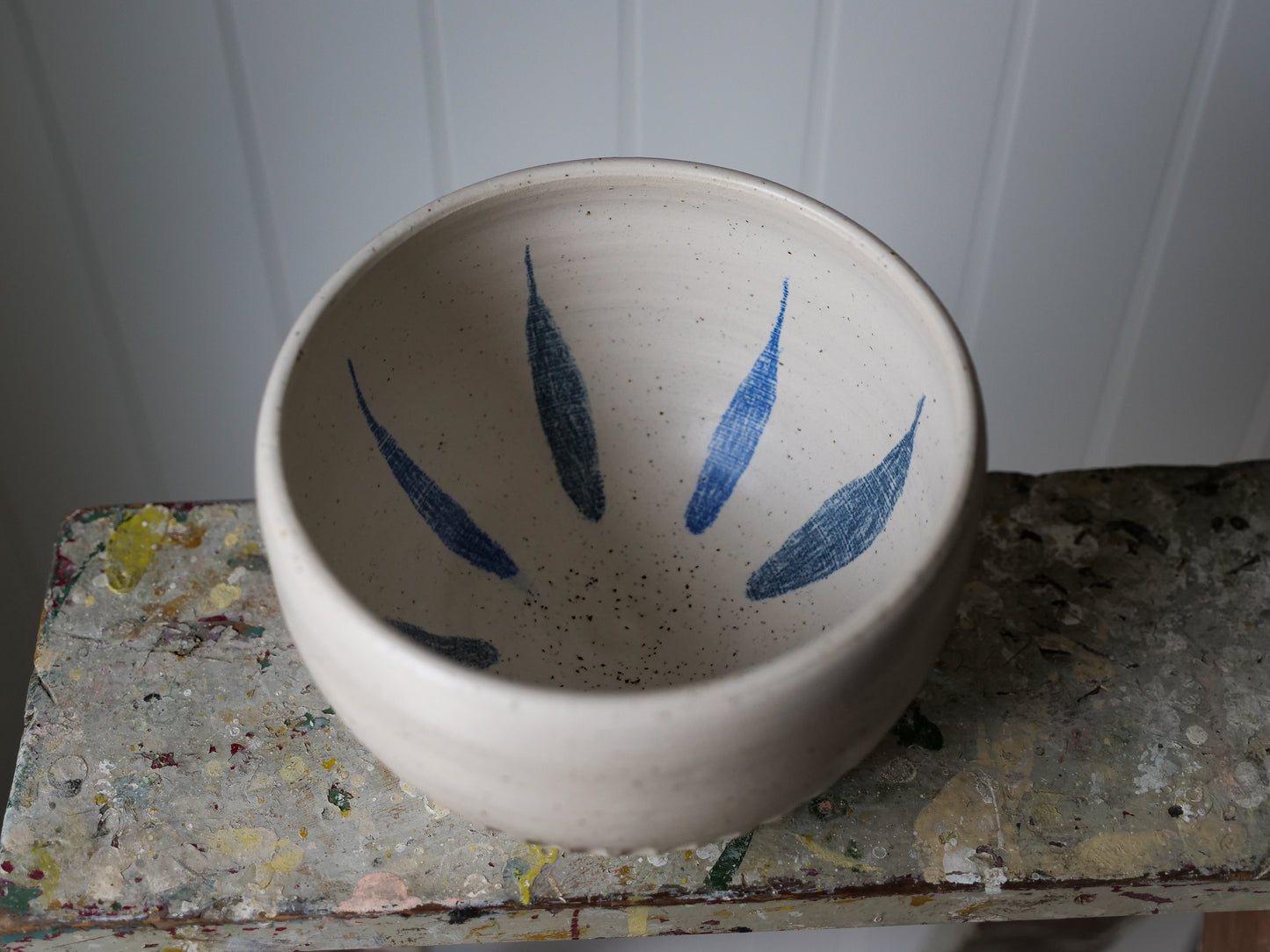 White Speckled Bowl