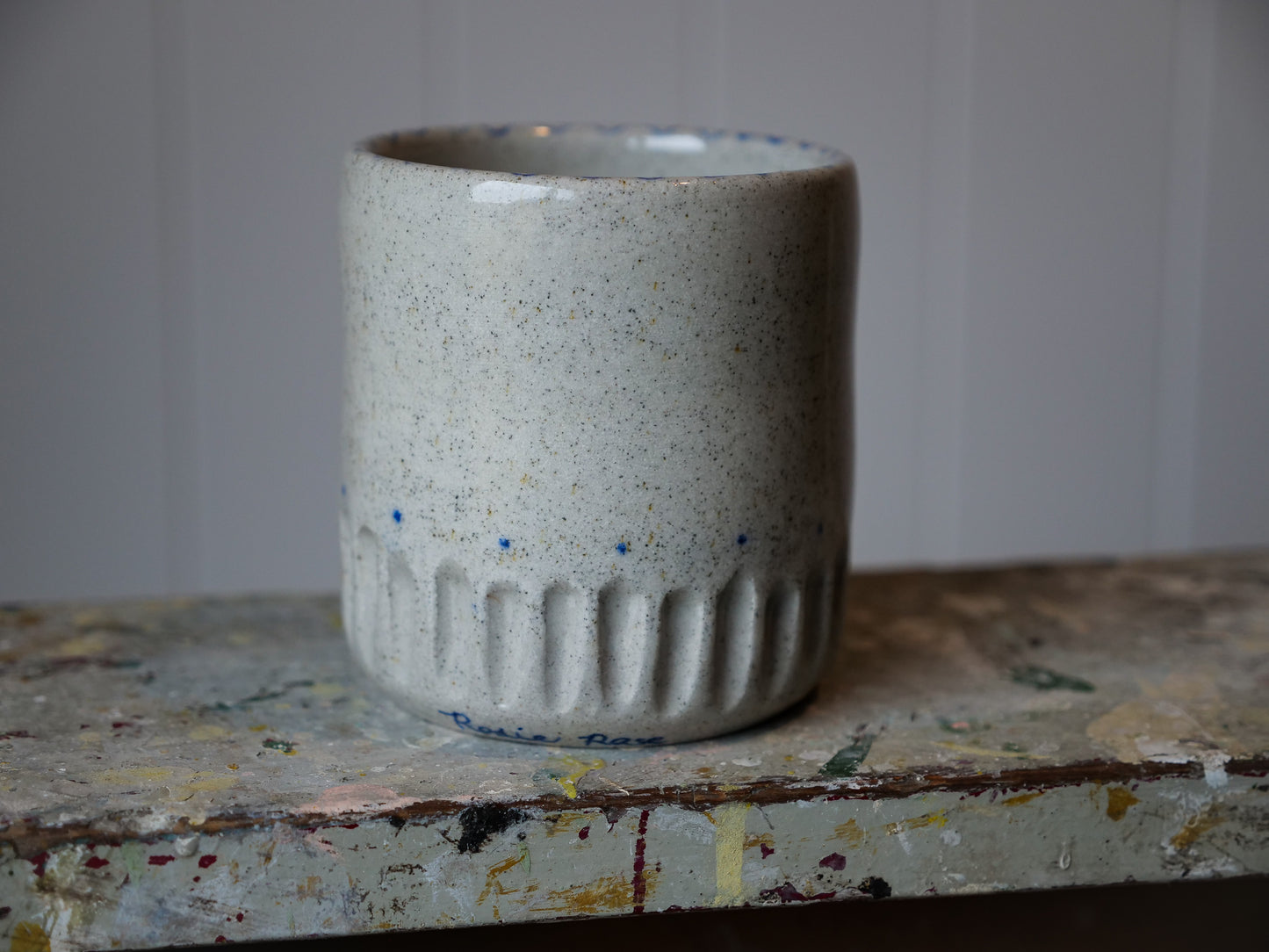 Grey Speckled Tumbler