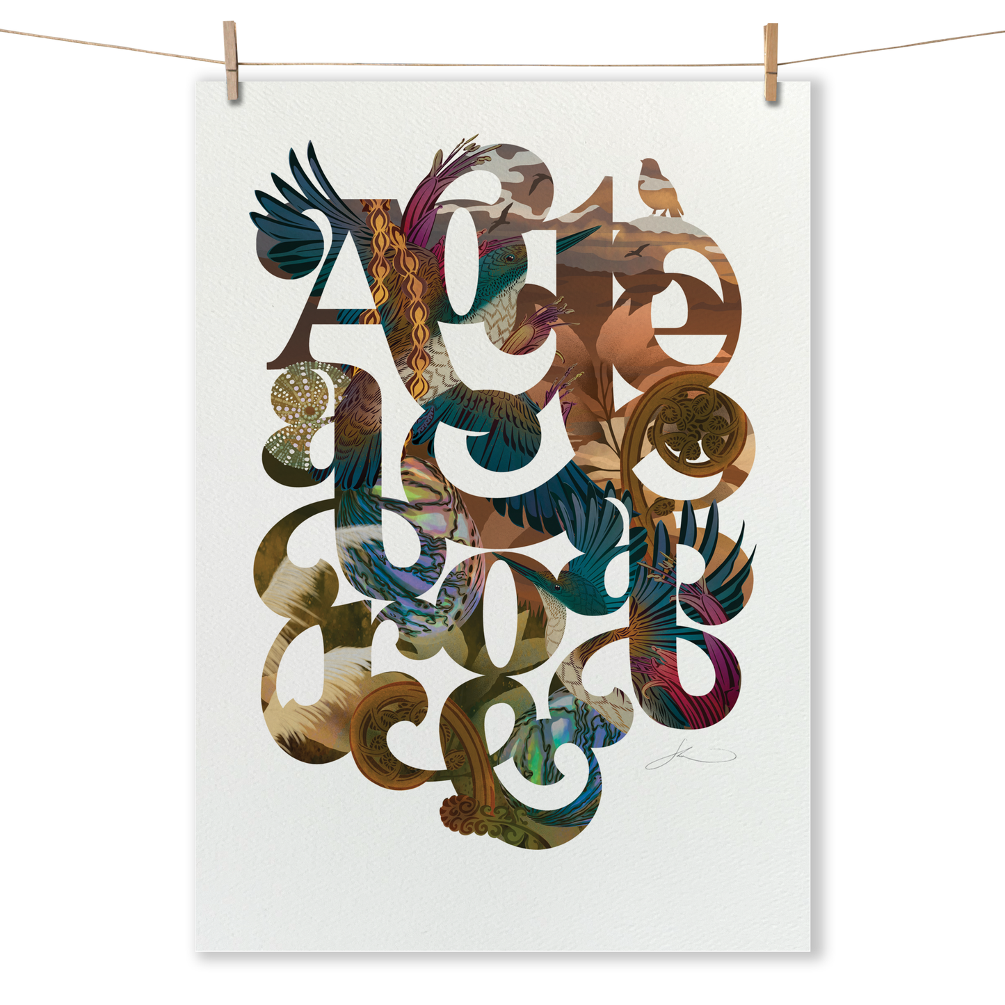 Dear Aotearoa Boutique Print (Unframed)