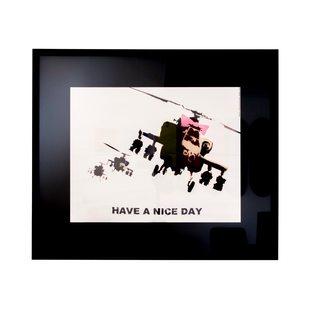 BANKSY - HAVE A NICE DAY (HAPPY CHOPPERS) SLEAZENATION