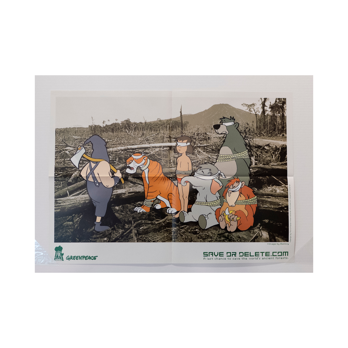 BANKSY - GREENPEACE SAVE OR DELETE