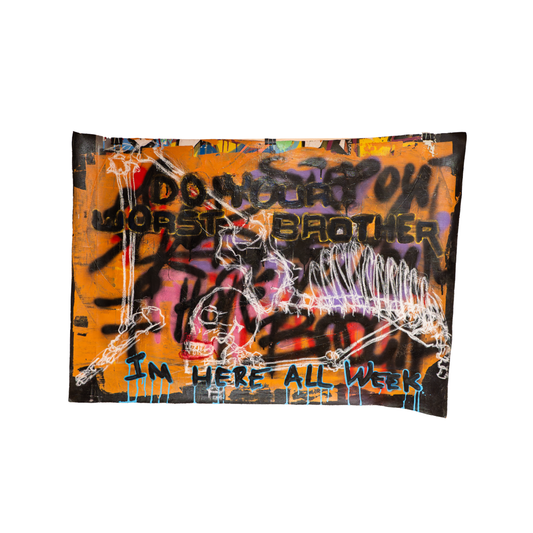 Bones by GG Reckless, original contemporary painting exhibited in Queenstown New Zealand