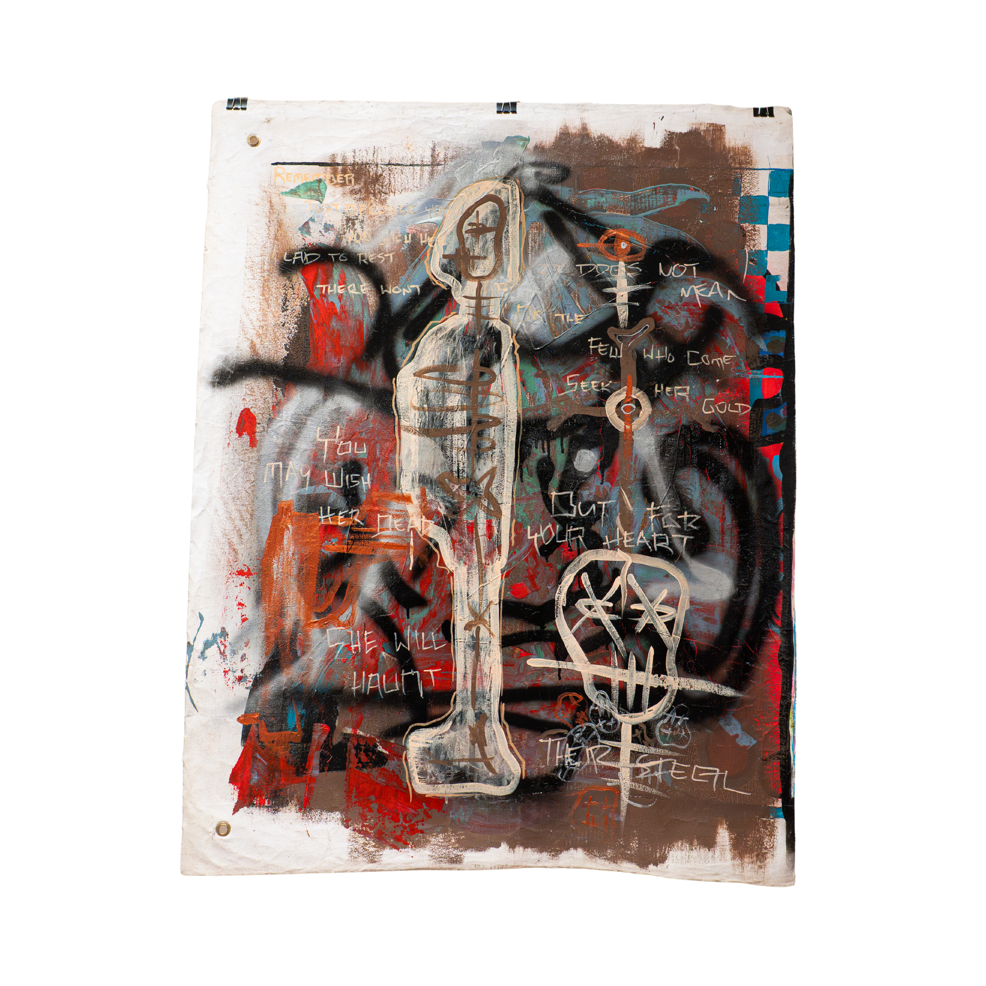 The Lady Gringo Incarnate by GG Reckless, original contemporary painting exhibited in Queenstown New Zealand